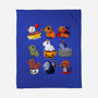 Horror Capybara-None-Fleece-Blanket-Vallina84