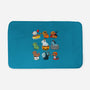 Horror Capybara-None-Memory Foam-Bath Mat-Vallina84