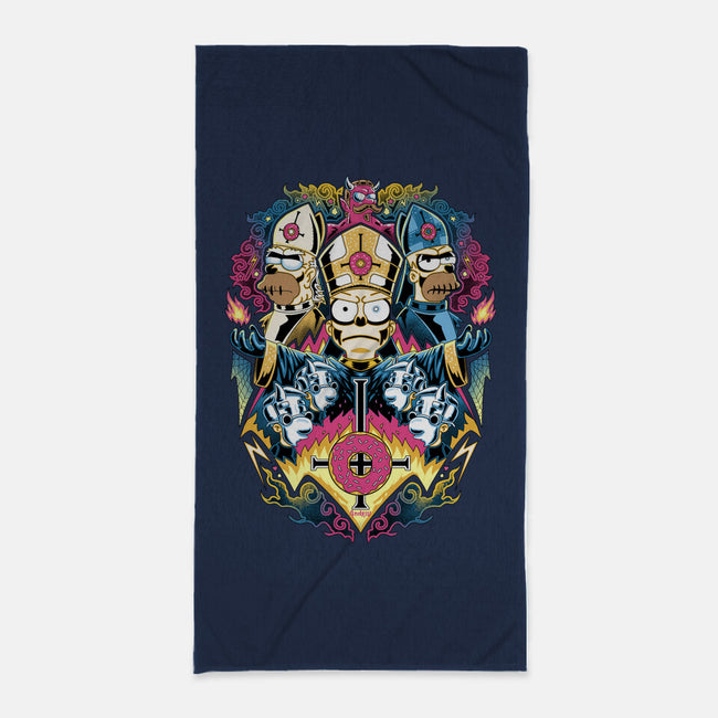 Papa Caramba-None-Beach-Towel-Andriu