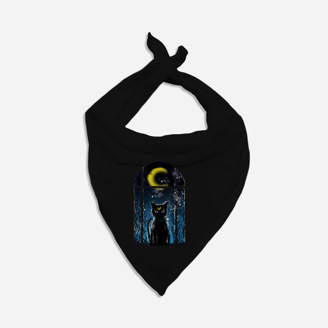 Moon Visitor-Dog-Bandana-Pet Collar-kharmazero