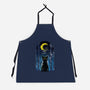 Moon Visitor-Unisex-Kitchen-Apron-kharmazero