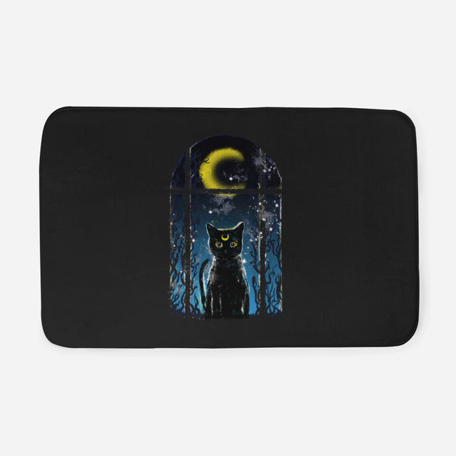 Moon Visitor-None-Memory Foam-Bath Mat-kharmazero