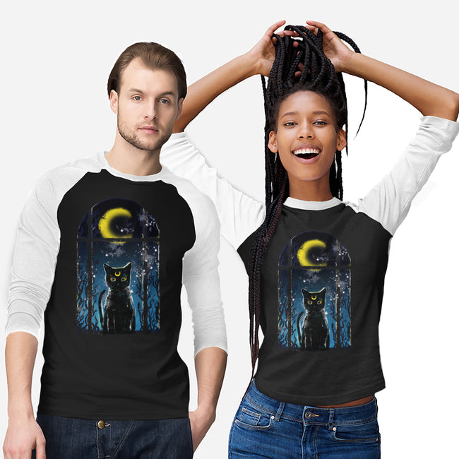 Moon Visitor-Unisex-Baseball-Tee-kharmazero