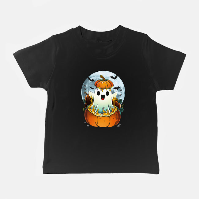 Halloween Ghost-Baby-Basic-Tee-Vallina84