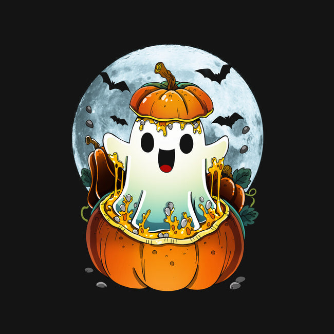 Halloween Ghost-Dog-Basic-Pet Tank-Vallina84