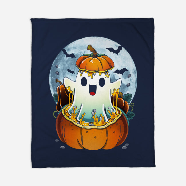 Halloween Ghost-None-Fleece-Blanket-Vallina84