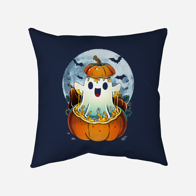 Halloween Ghost-None-Removable Cover-Throw Pillow-Vallina84