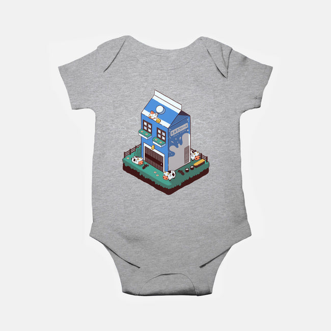 Milk Farm Kawaii Game-Baby-Basic-Onesie-tobefonseca