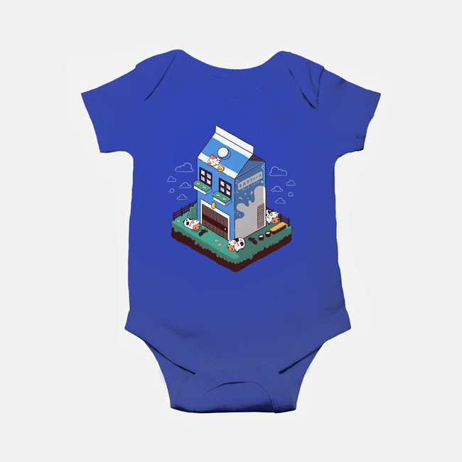 Milk Farm Kawaii Game-Baby-Basic-Onesie-tobefonseca