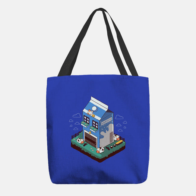 Milk Farm Kawaii Game-None-Basic Tote-Bag-tobefonseca