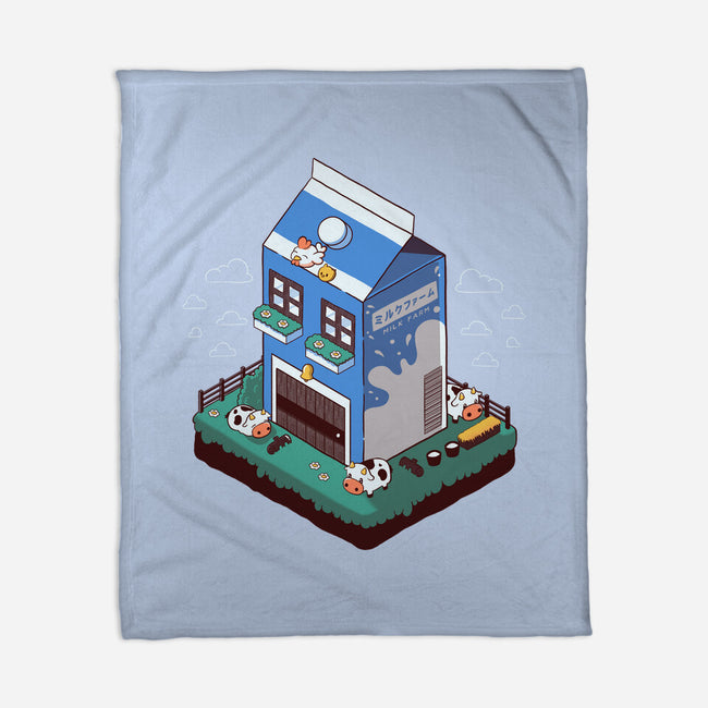 Milk Farm Kawaii Game-None-Fleece-Blanket-tobefonseca