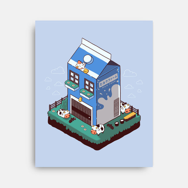 Milk Farm Kawaii Game-None-Stretched-Canvas-tobefonseca