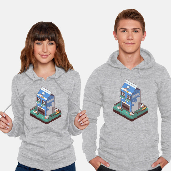 Milk Farm Kawaii Game-Unisex-Pullover-Sweatshirt-tobefonseca