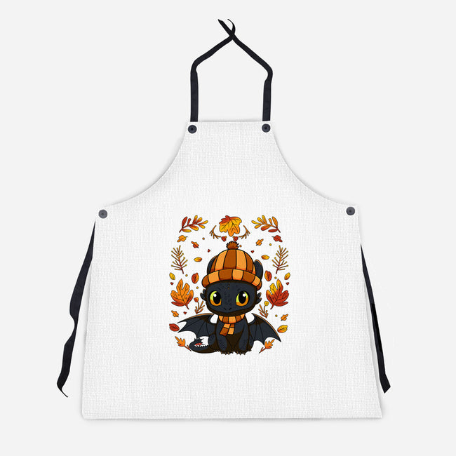 Fall Night Fury-Unisex-Kitchen-Apron-JamesQJO