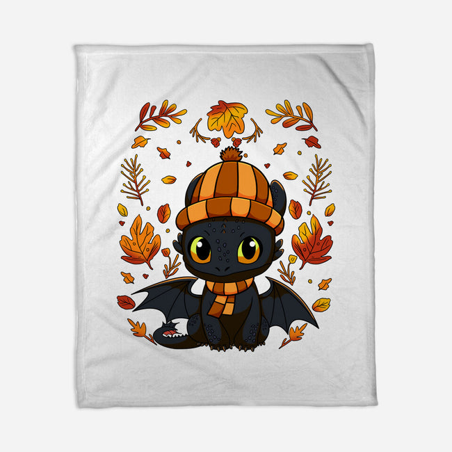 Fall Night Fury-None-Fleece-Blanket-JamesQJO