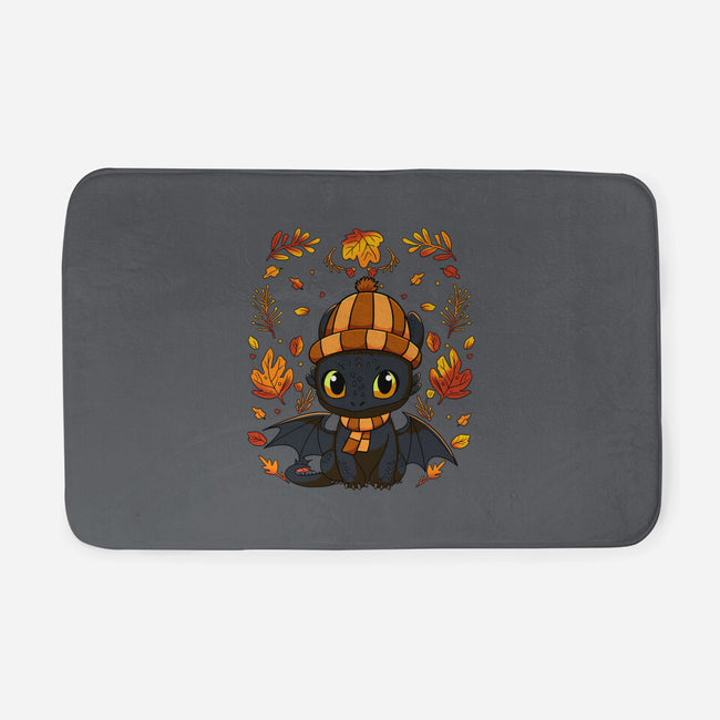 Fall Night Fury-None-Memory Foam-Bath Mat-JamesQJO