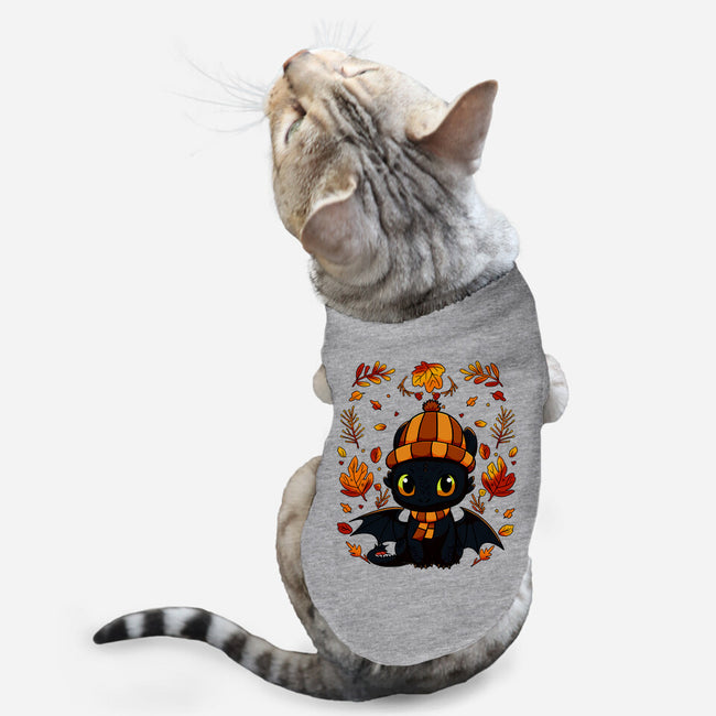 Fall Night Fury-Cat-Basic-Pet Tank-JamesQJO