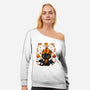 Fall Night Fury-Womens-Off Shoulder-Sweatshirt-JamesQJO