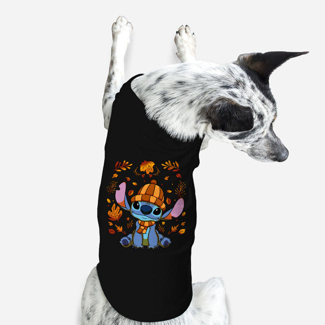 Fall Stitch-Dog-Basic-Pet Tank-JamesQJO