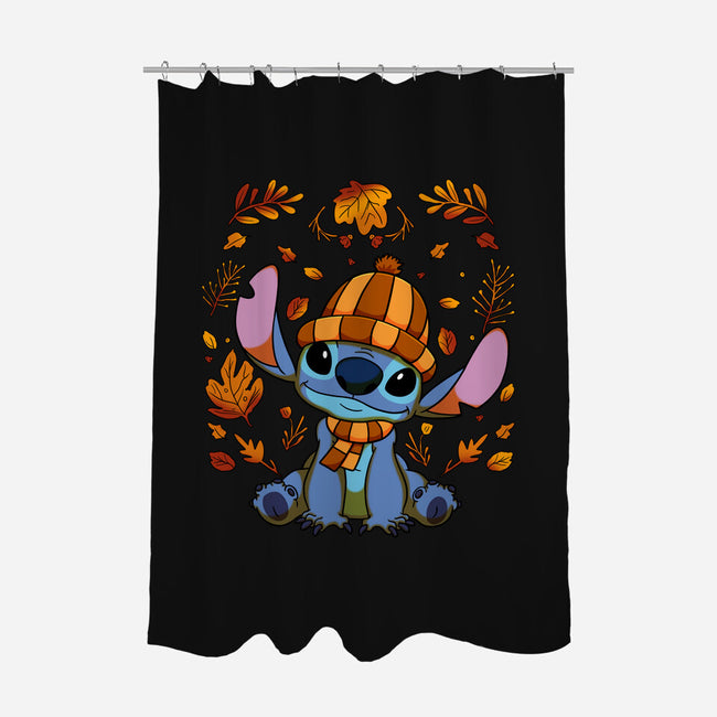 Fall Stitch-None-Polyester-Shower Curtain-JamesQJO