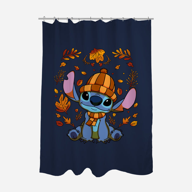 Fall Stitch-None-Polyester-Shower Curtain-JamesQJO