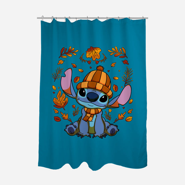 Fall Stitch-None-Polyester-Shower Curtain-JamesQJO