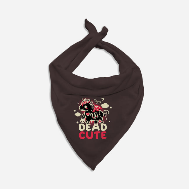 Dead Cute Unicorn-Cat-Bandana-Pet Collar-NemiMakeit