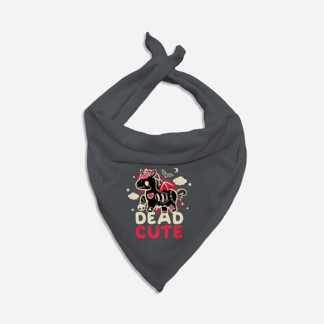 Dead Cute Unicorn-Dog-Bandana-Pet Collar-NemiMakeit