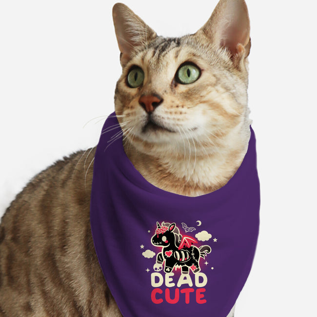 Dead Cute Unicorn-Cat-Bandana-Pet Collar-NemiMakeit