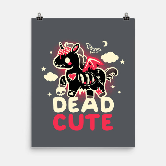 Dead Cute Unicorn-None-Matte-Poster-NemiMakeit