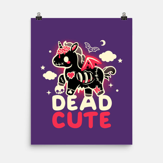 Dead Cute Unicorn-None-Matte-Poster-NemiMakeit