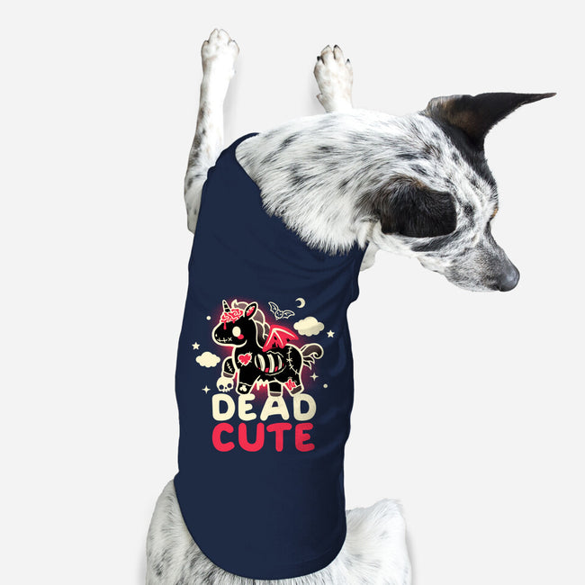 Dead Cute Unicorn-Dog-Basic-Pet Tank-NemiMakeit