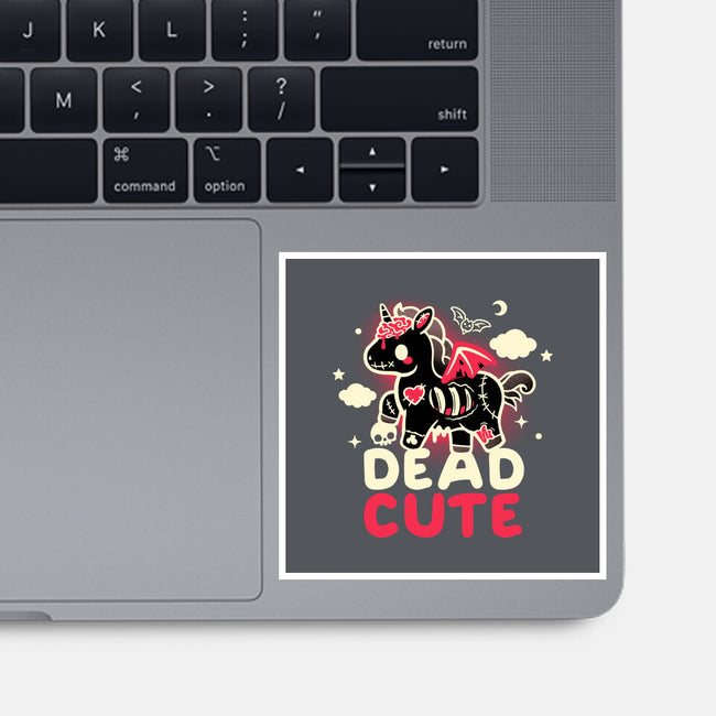 Dead Cute Unicorn-None-Glossy-Sticker-NemiMakeit