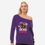 Dead Cute Unicorn-Womens-Off Shoulder-Sweatshirt-NemiMakeit