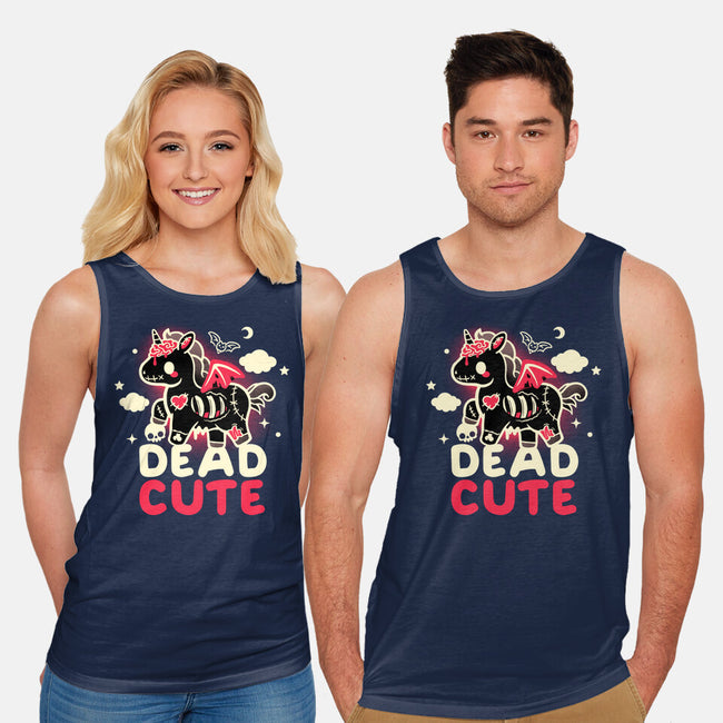 Dead Cute Unicorn-Unisex-Basic-Tank-NemiMakeit