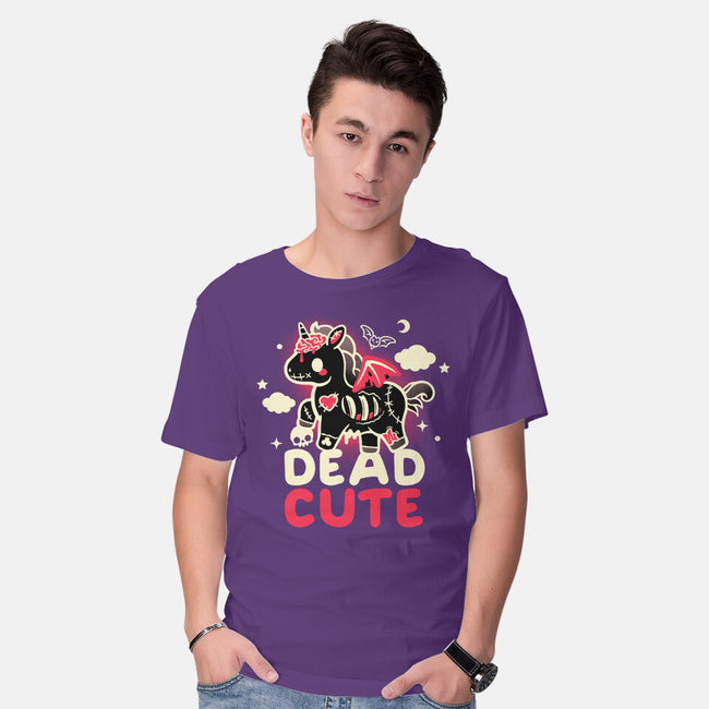 Dead Cute Unicorn-Mens-Basic-Tee-NemiMakeit