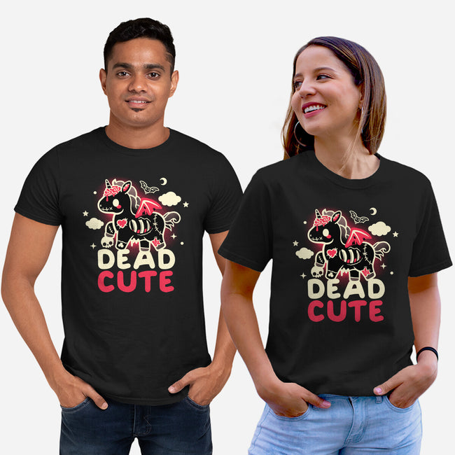 Dead Cute Unicorn-Unisex-Basic-Tee-NemiMakeit