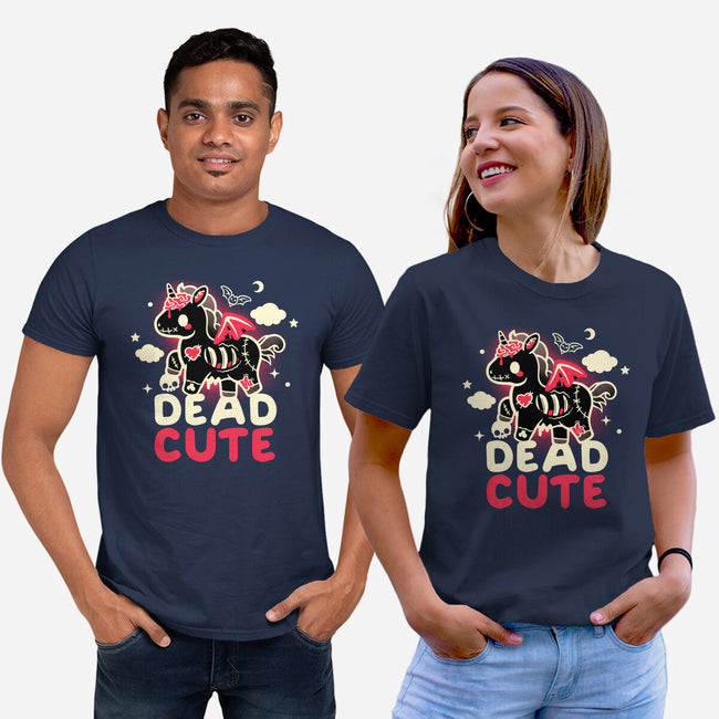 Dead Cute Unicorn-Unisex-Basic-Tee-NemiMakeit