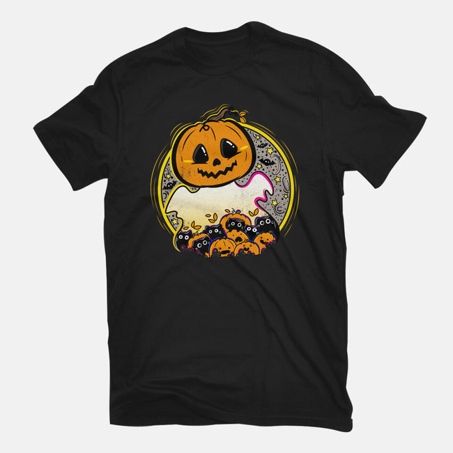 Ghostly CAThering-Mens-Basic-Tee-bloomgrace28