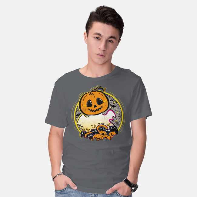 Ghostly CAThering-Mens-Basic-Tee-bloomgrace28