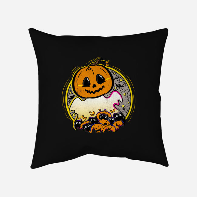 Ghostly CAThering-None-Removable Cover-Throw Pillow-bloomgrace28