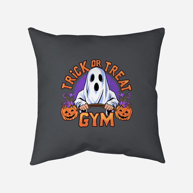 Boo Gym-None-Removable Cover-Throw Pillow-spoilerinc