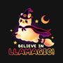 Believe In llamagic-Womens-Fitted-Tee-NemiMakeit