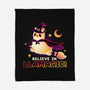 Believe In llamagic-None-Fleece-Blanket-NemiMakeit