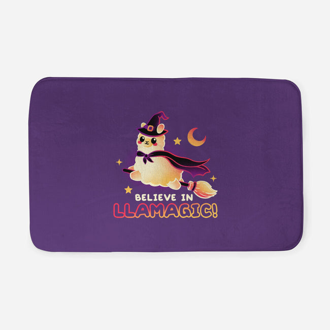 Believe In llamagic-None-Memory Foam-Bath Mat-NemiMakeit