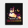 Believe In llamagic-None-Stretched-Canvas-NemiMakeit