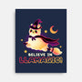 Believe In llamagic-None-Stretched-Canvas-NemiMakeit