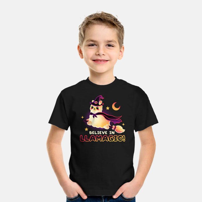 Believe In llamagic-Youth-Basic-Tee-NemiMakeit