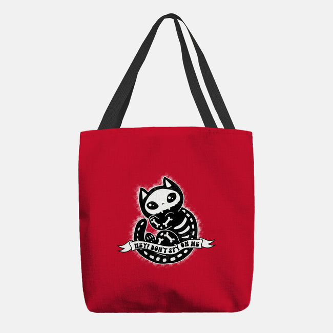 Don't Spy On Me-None-Basic Tote-Bag-Nelelelen