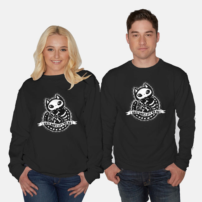 Don't Spy On Me-Unisex-Crew Neck-Sweatshirt-Nelelelen